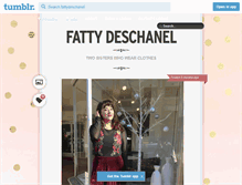 Tablet Screenshot of fattydeschanel.com